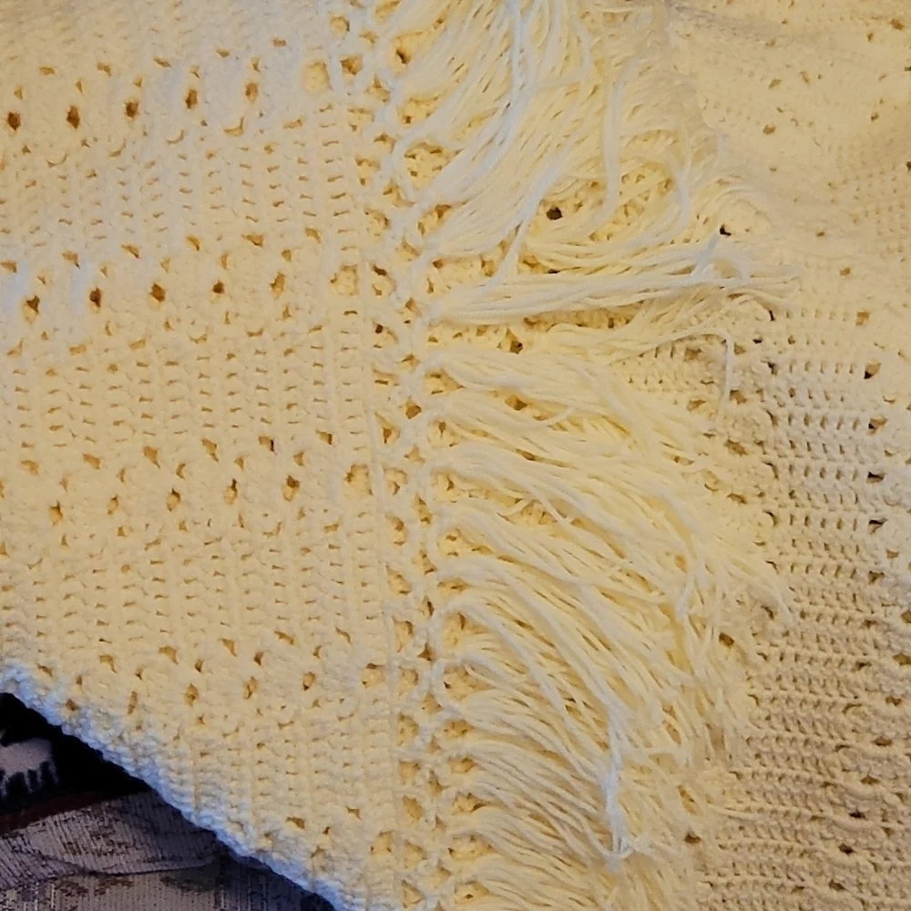 Hand Crafted Crocheted Throw
